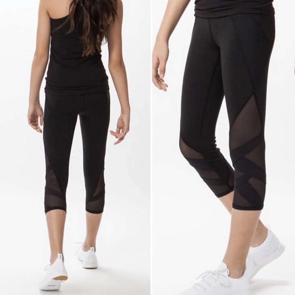 NWT Ivivva by Lululemon Fold On Tight Crop Size 12